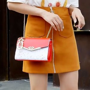 QFDI  túi xách nữ đẹp Túi đeo chéo nữ Đơn giản và nhẹ nhàng đa năng Túi xách sang trọng Túi dự tiệc nữ sang trọng