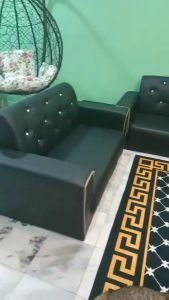 Percuma 1 Bangku Sofa 2 Seater 3 Seater 1 Stool Sofa Kulit 2+3 Seater Sofa Kain