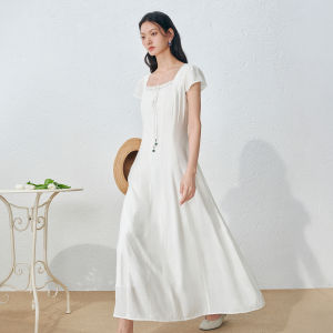 PEACEBIRD | Slender Waist Slimming Commuter Dress New Summer