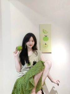 XUECAIQI | Attractive Summer Casual Loose Wear Tee and Skirt Set