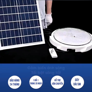 Đèn năng lượng mặt trời ốp trần 400w