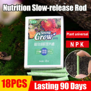 YESPERY 18pcs/box Plant Rooting Fertilizer New Indoor Potted Plants Growth Enhancer Bar N P K Fertilizer Slow-release Rod Garden Supplies
