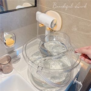 Minimalist Home Buddies: Transparent Timba Plastic Bucket Timba with Dipper and Basin Tabo Palanggana