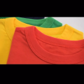 SG 100% cotton children's t-shirt toddler boys and girls top for kids short sleeve T-shirt plain color clothes school activity shirt holiday clothes red green blue white yellow shirts. 