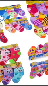 Promo Spesial Paket 3 & 6 Pasang Kaos Kaki Bayi Perempuan
