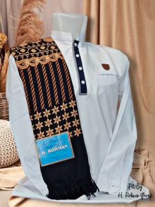 Sorban Batik Khasmir Motif Yaman | Sorban Rida Kembang | Sorban Pria Kasmir Printing