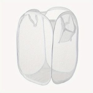 Giỏ Đựng Đồ Giặt Bằng Lưới Có Thể Gập Lại Giỏ Đựng Đồ Giặt Có Thể Gập Lại Tiết Kiệm Không Gian Sắp Xếp Quần Áo Bẩn Cho Phòng Tắm Gia Đình