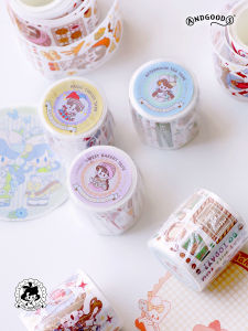 Cute Girl Cartoon Sweet Decorative Washi Tape