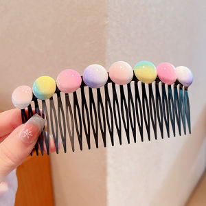 Cute Princess Hair Comb Childrens Headwear Girls Hair Accessories Fluffy Hair Decorations Cartoon Style Baby Hair Clips
