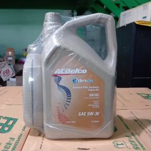 น้ำมันเครื่องสังเคราะห์แท้ ดีเซล​ ACDelco 5W-30 6+1 ลิตร - น้ำมันสำหรับการเครื่องสังเคราะห์แท้