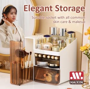 ตู้เก็บเครื่องสำอาง กล่องเก็บเครื่องสำอาง ดีไซน์ราคาพิเศษ มีฟังก์ชั่นน่าใช้งาน จุของสะอาด ให้ประหยัดเนื้อที่ หยิบใช้งานสมบูรณ์