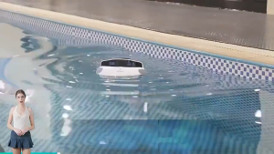 Smart Cordless Robotic Pool Cleaner Waterproof Automatic Pool Vacuum For Round Square Bracketed Pool