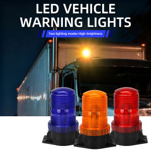 KEVANLY | 30LED High Power Car Emergency Warning Flash Strobe Light for Forklift Truck Rooftop Amber Emergency Beacon Signal Light