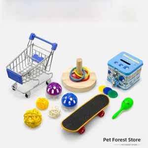 Parrot Chewing Toy Complete Kit Tiger Lily Peafowl Special Stress Relief Intelligence Enhancement Tooth Grinding Companion Small Swing