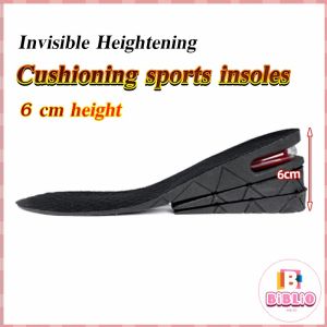 M.Grocer. 6cm Height Increase Insoles 3-layer Air Cushion Heel Insert Lift Shoes Insole for Men and Women