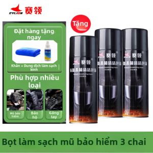 Bọt Làm Sạch Cho Lớp Lót Mũ Bảo Hiểm Và Găng Tay Loại Bỏ Vết Bẩn Diệt Khuẩn Khử Mùi Không Cần Nước