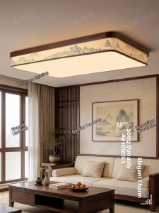 DENGMEIYOUPIN | Eye-Protecting Aesthetic Wooden Ceiling Light