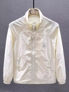 Áo Khoác Chống Nắng Ice Silk Nam Phong Cách Mỹ Cổ Đứng Nhẹ Thời Trang Mùa Hè Chống Nắng Câu Cá Thương Hiệu Thời Trang Nam