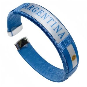 2pcs Creativity Country Flag Webbing Bracelet Diameter National Country Flag Wristband Souvenir for Football Fan Match Cheering