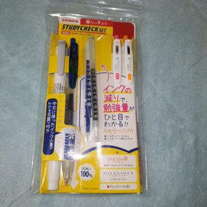 Zebra SarasaR Clip colored pen + Mildliner highlighter Combo Set