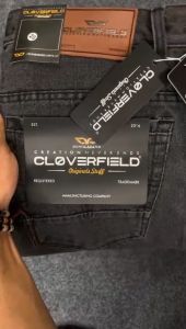 CLOVERFIELD - Celana Gombrong Pria / Celana Jeans Panjang Pria Reguler Standar Jumbo