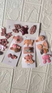 Set Kẹp Tóc Kim Tuyến Xinh Xắn Phong Cách Hàn Quốc Cho Bé Gái - Gelu Kids-PK056