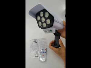 Solar Light Motion Sensor Security Dummy Camera Wireless Outdoor Fake CCTV Power Light