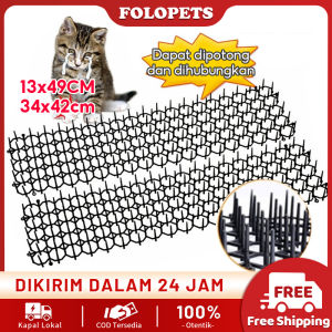 FOLOPETS Tikar Pengusir Kucing Taman Anti Kucing Anjing Repellents Mat Jera Spike Mats - Matras Pengusir Kucing - Cat Repellent Mat Anti Cat Mat