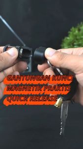 ISE Mount Gantungan Kunci Magnetic Carabiner Quick Release Gantungan Barang Strong Magnet Hook
