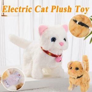 Plush Electric Cat Doll: Soft Toy Gift for Kids & Interactive Fun
