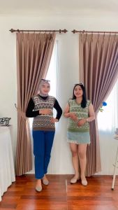 Rompi rajut wanita terbaru livia atasan wanita kekinian korea