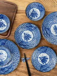 Mino Yaki | Đồ Dùng Ăn Sứ Men Xanh Trắng Phong Cổ