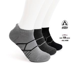 Aerostreet Socks Sport Kellan - Kaos Kaki Pria Wanita 1H000