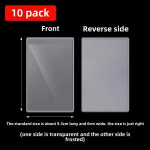 Thickened Waterproof Travel Passport Holder Transparent Frosted Personal Card Case Document Bag Waterproof Outdoor Gear