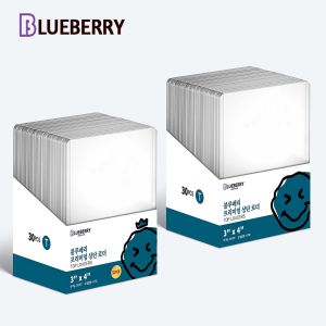 30pcs Blueberry Toploader 3"x4" 35PT Kpop Photocard Toploaders UV Protection With Film Sleeves Lomo Card BERYFAM