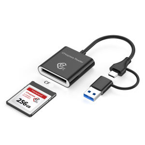 Kebidumei | Kebidumei 10Gbps CFexpress Type B Card Reader Writer USB3.2 Gen2 USB-C CFe Card Reader for Android Windows XP/Vista/10/11 Mac OS