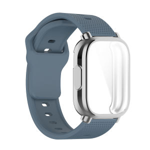 Dây Đeo Silicon Redmi Watch 5 Active/Lite Kèm Miếng Bảo Vệ Màn Hình TPU Dây Đeo Cổ Tay Mềm Vỏ Thể Thao Tương Thích Với Đồng Hồ Xiaomi