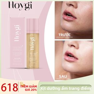 Sương Khoáng Dưỡng Ẩm Hoygi 75ML SPF 50 Tạo Hiệu Ứng Bóng Mượt Với Dầu Dưỡng Óng Ánh Cho Mặt & Toàn Thân - Không Gây Hại Cho Rạn San Hô Không Nhờn Thấm Nhanh