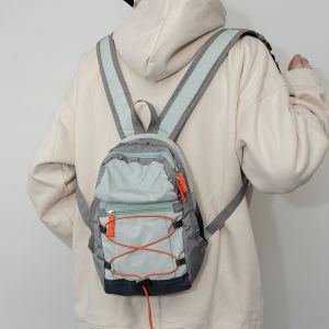 Outdoor Travel Lightweight Womens Hiking Backpack Small Size Cycling Sports Bag Spring Outing Bag Street Trend Dual-Shoulder Bag