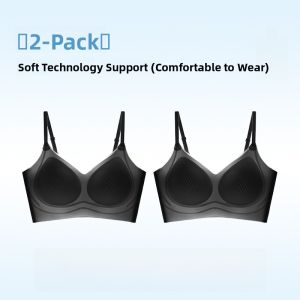 MiiOW | Cat Woman Seamless Underwear Breathable Thin Summer Anti-Sagging Beautiful Back Bra Womens Small Chest Gathered 2025 New Hot Sale