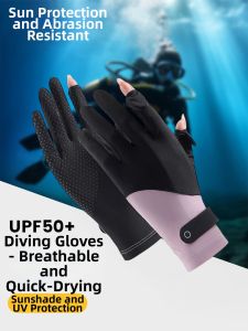 JIFANPAUL | Thin UV Protection Non-slip Anti-scratch Full-finger Diving Gloves