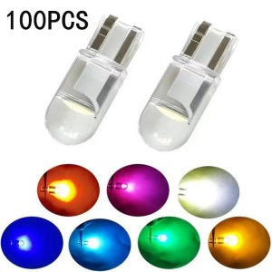 Bulk Pack T10 DC 12V LED Car Light Canbus Glass COB 6000K Reading Dome Marker Wedge License Plate Bulb - 5/10/20/50/100PCS