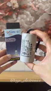 ORIGINAL KAPASITOR POMPA AIR SAN-EI 18 UF KAPASITOR SANEI 18UF KAPASITOR BULAT KIPAS ANGIN MESIN CUCI