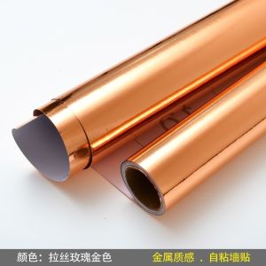 Miếng Dán Trang Trí Vàng Mạ Mờ Không Khô Chống Thấm Nước Miếng Dán Tủ Máy Kéo Trang Trí Hiện Đại Đơn Giản Dùng Trong Phòng Ngủ