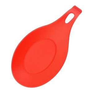 Silicone Spoon Shelf Heat Resistant Spoon Holder Spoon Rest Chopstick Tray Pot Holder Utensil Spatula Holder Mat Kitchen Gadgets