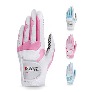 PGM 1 Pair of Gloves Women Golf Gloves Soft Microfiber Cloth Anti-Slip Beads Breathable Gloves Factory Outdoor Sports Protetive Gloves