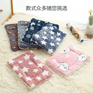 Pet Cushion Thickened Dogs Nest Dog Bed Mat Higaan Ng Aso Sale Dogs Accessories Cat Blanket Non slip Seat Soft Pets Bed Air