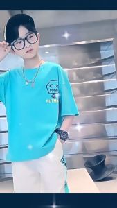 B&B 2Pcs Set 4-15Years Kids Boy Shirt Long Pants Boys Casual Korea Clothing Cotton Baju Budak Lelaki Seluar Panjang Kanak