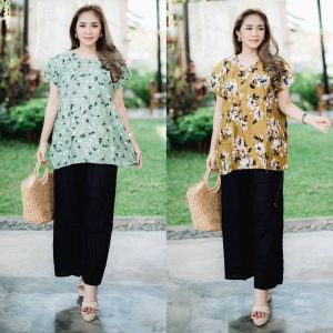 setelan long tunik wanita terbaru kekinian//SET LONG TUNIK AIŹA TERBARU BEST SELLER