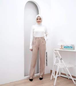 Celana kulot wanita - casual long pants -celana panjang wanita